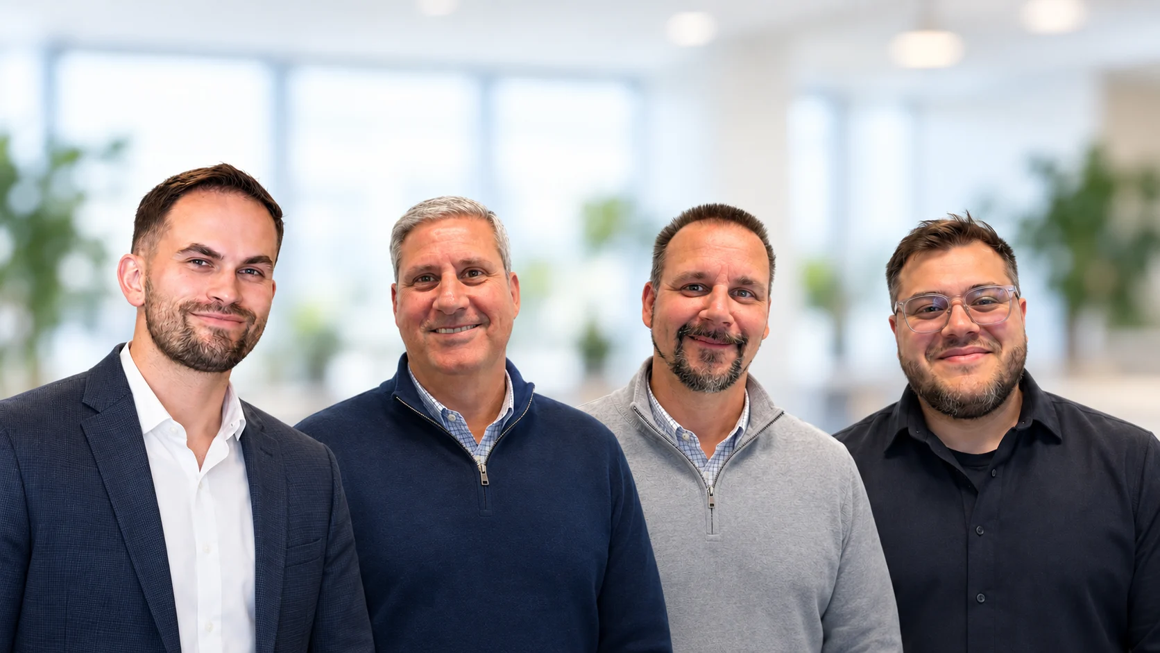DreamLife Processing team — Joe, Steve, David and Dom